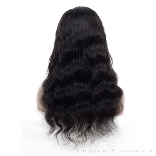 100% Indian Human Hair Full Lace Wig  Hand tied wig